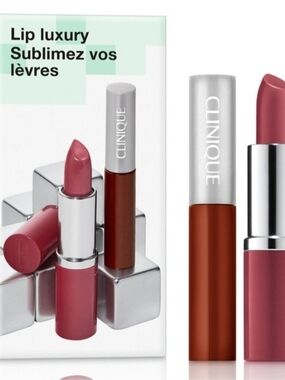 Clinique Lip Luxury Set - Rose Pink